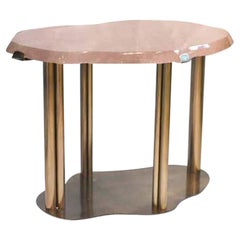 Cloud Form Rose Quartz Cocktail Table