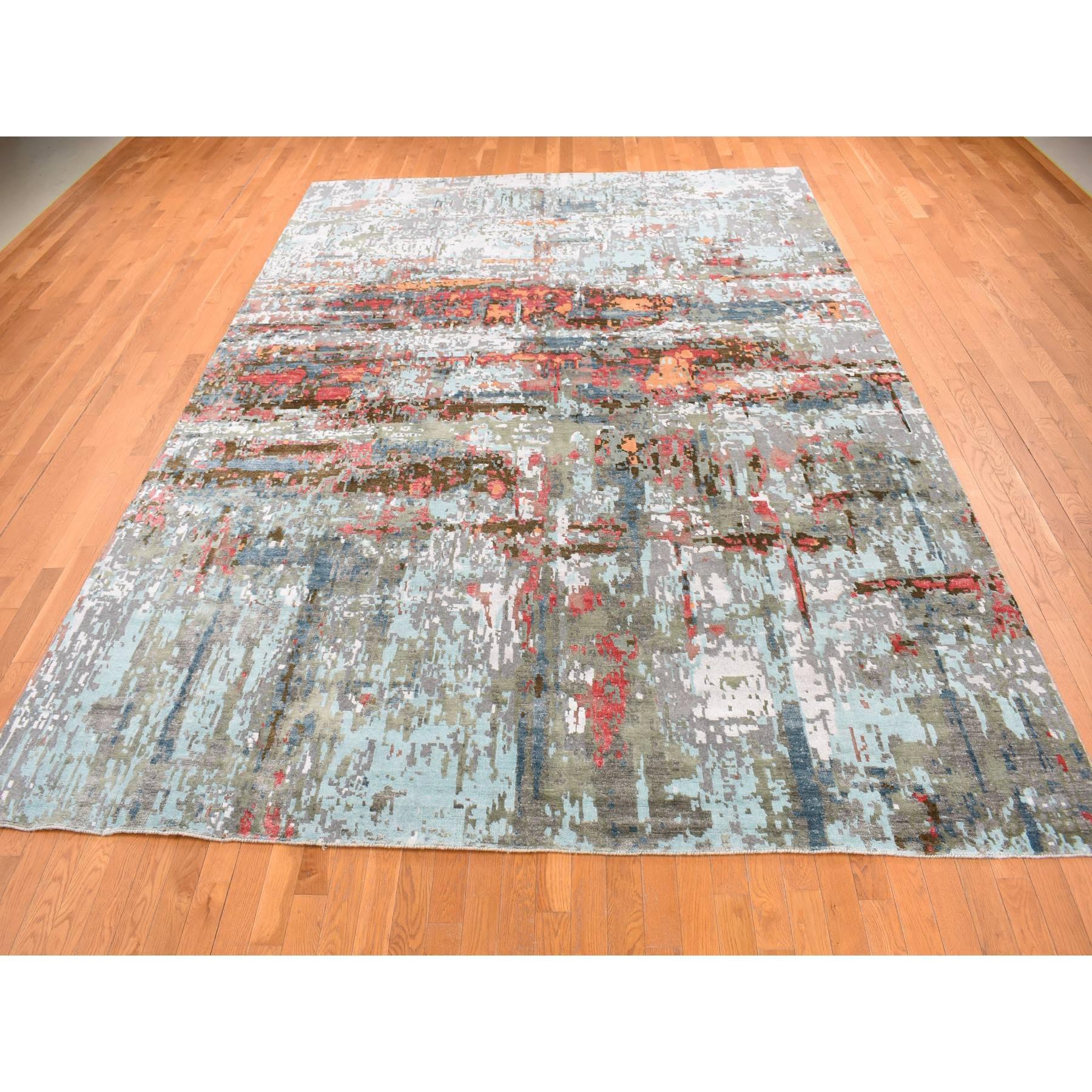 Ce fabuleux tapis noué à la main a été créé et conçu pour une résistance et une durabilité accrues. Ce tapis a été fabriqué à la main pendant des semaines selon la méthode traditionnelle qui est utilisée pour faire des
Taille exacte du tapis en