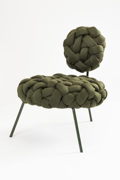 Cloud Lounge Chair, Handmade Upholstery in Neoprene