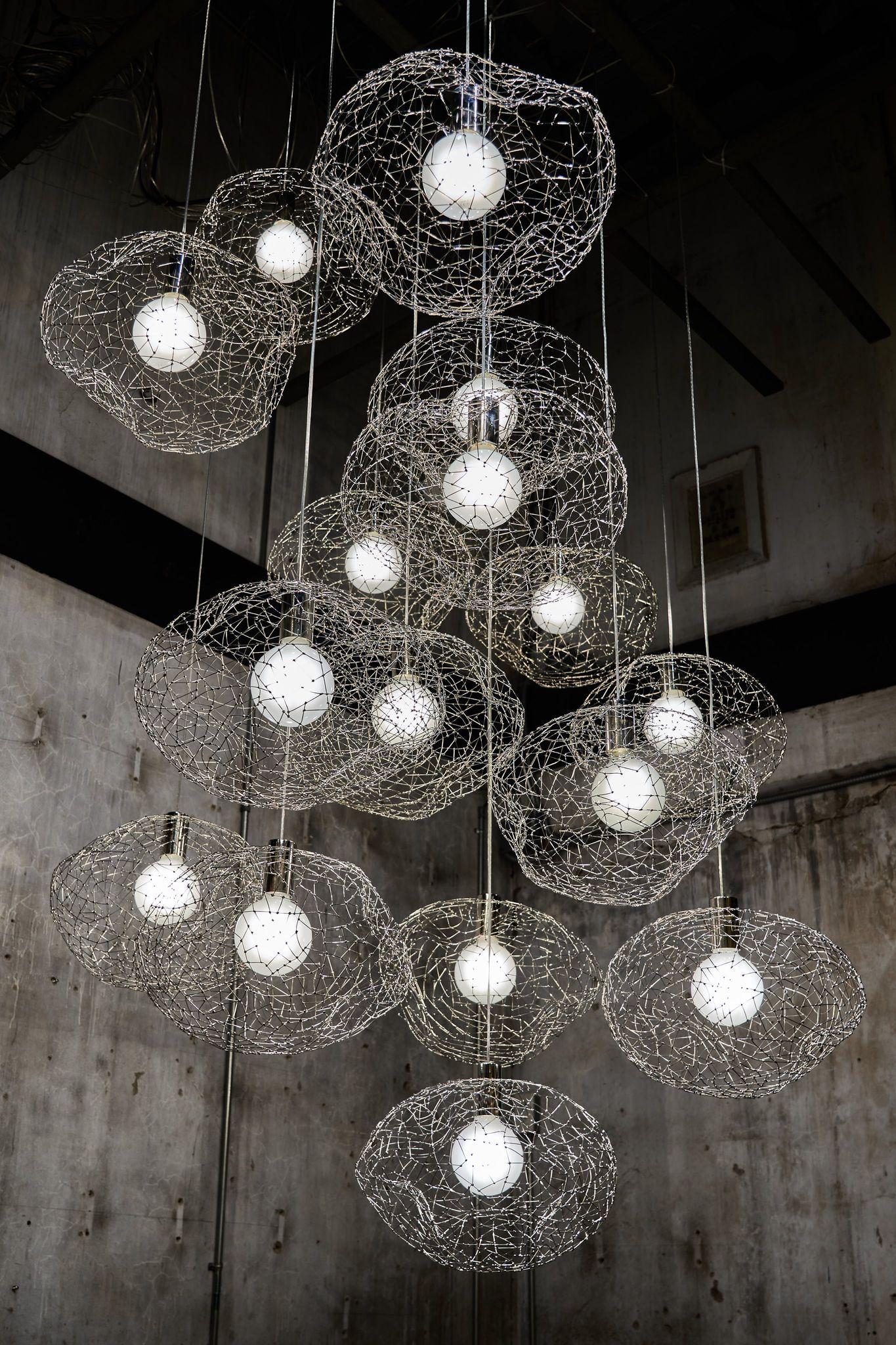 Thai Cloud Modern Pendant Light Within the Jewellery Series of Lighting by Ango For Sale