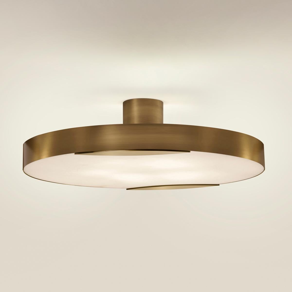 Modern Cloud N.1 Ceiling Light by Gaspare Asaro-Bronze Finish For Sale