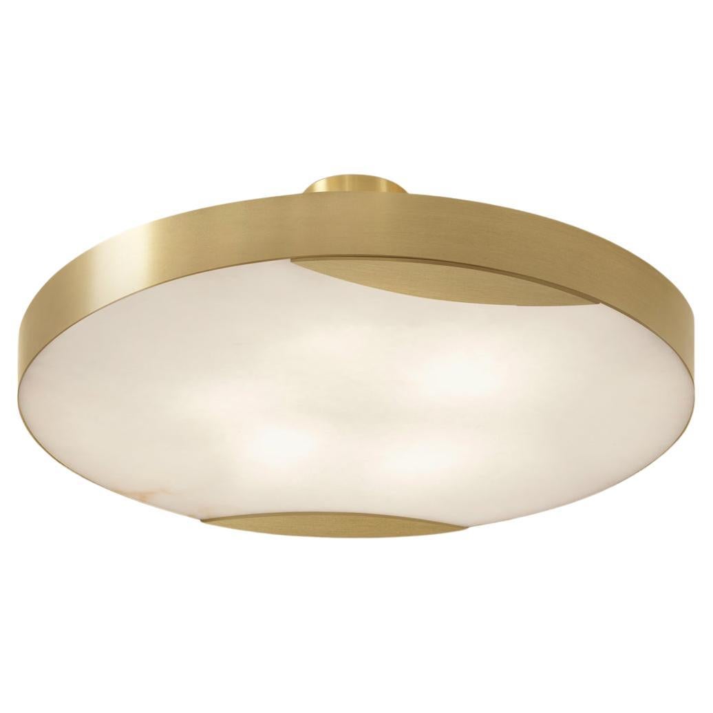 Cloud N.1 Ceiling Light by Gaspare Asaro-Satin Brass Finish For Sale