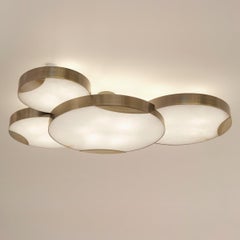 Cloud N.4 Ceiling Light by Gaspare Asaro-Bronze Finish