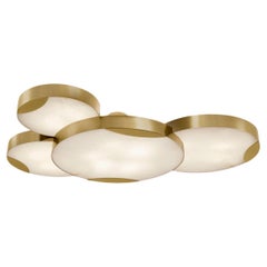 Cloud N.4 Ceiling Light by Gaspare Asaro-Satin Brass Finish