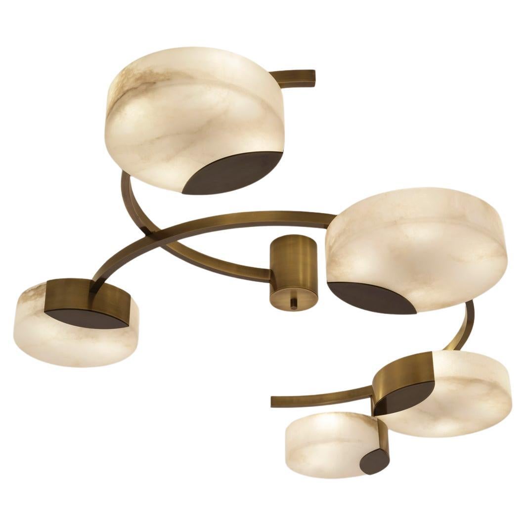 Cloud N.5 Ceiling Light by Gaspare Asaro-Bronze Finish For Sale