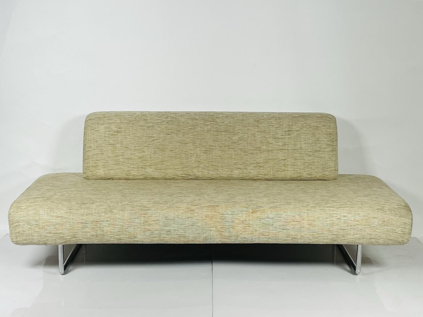 Introducing the Cloud Sofa by Naoto Fukasawa for B&B Italia - a stunning piece of furniture that will transform any living space into a cozy and comfortable haven. This beautiful couch features a timeless design with a back cushion and sleek metal
