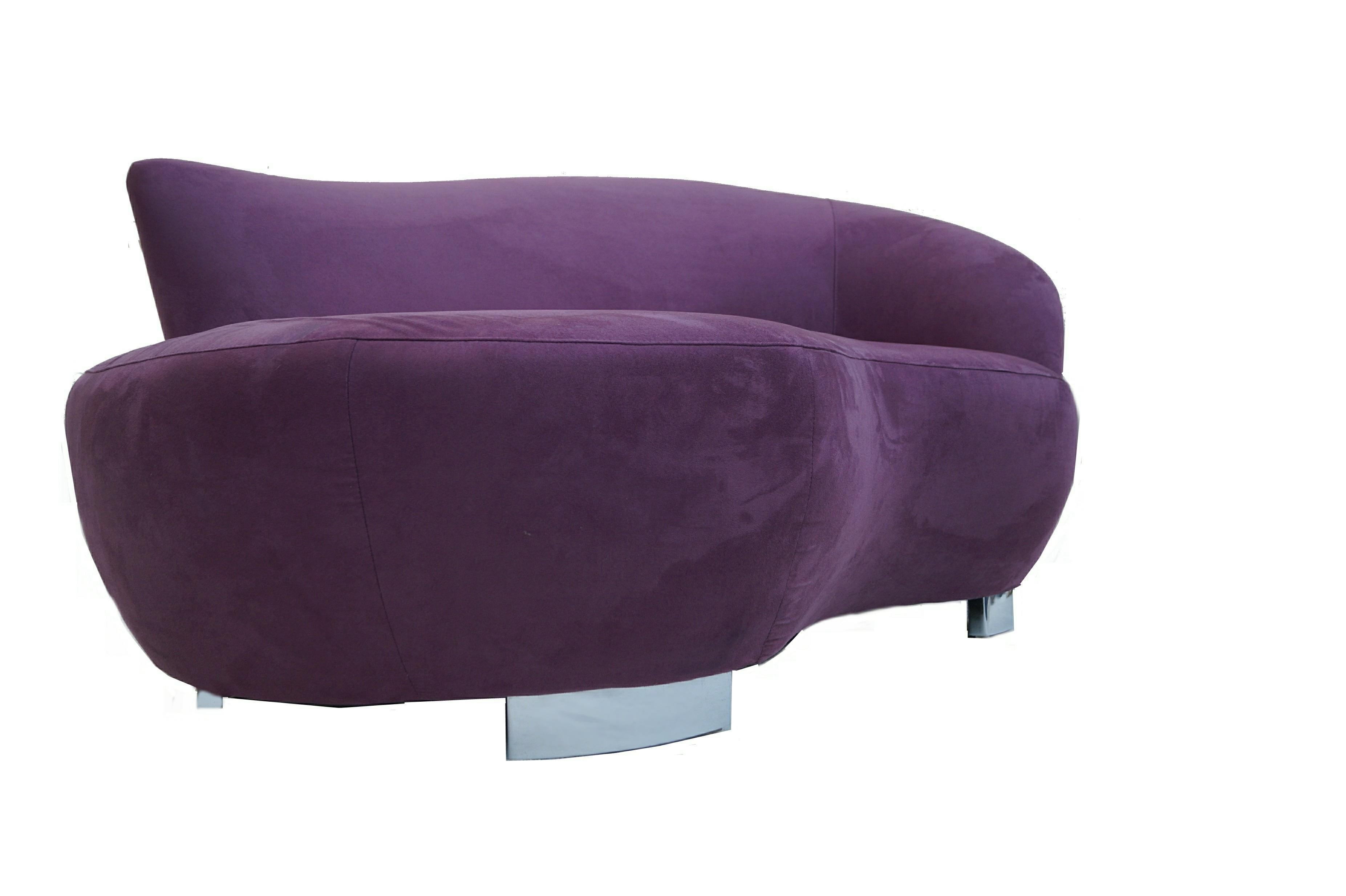 Mid-Century Modern Cloud Sofa Chaise Lounge Settee Loveseat by Vladimir Kagan