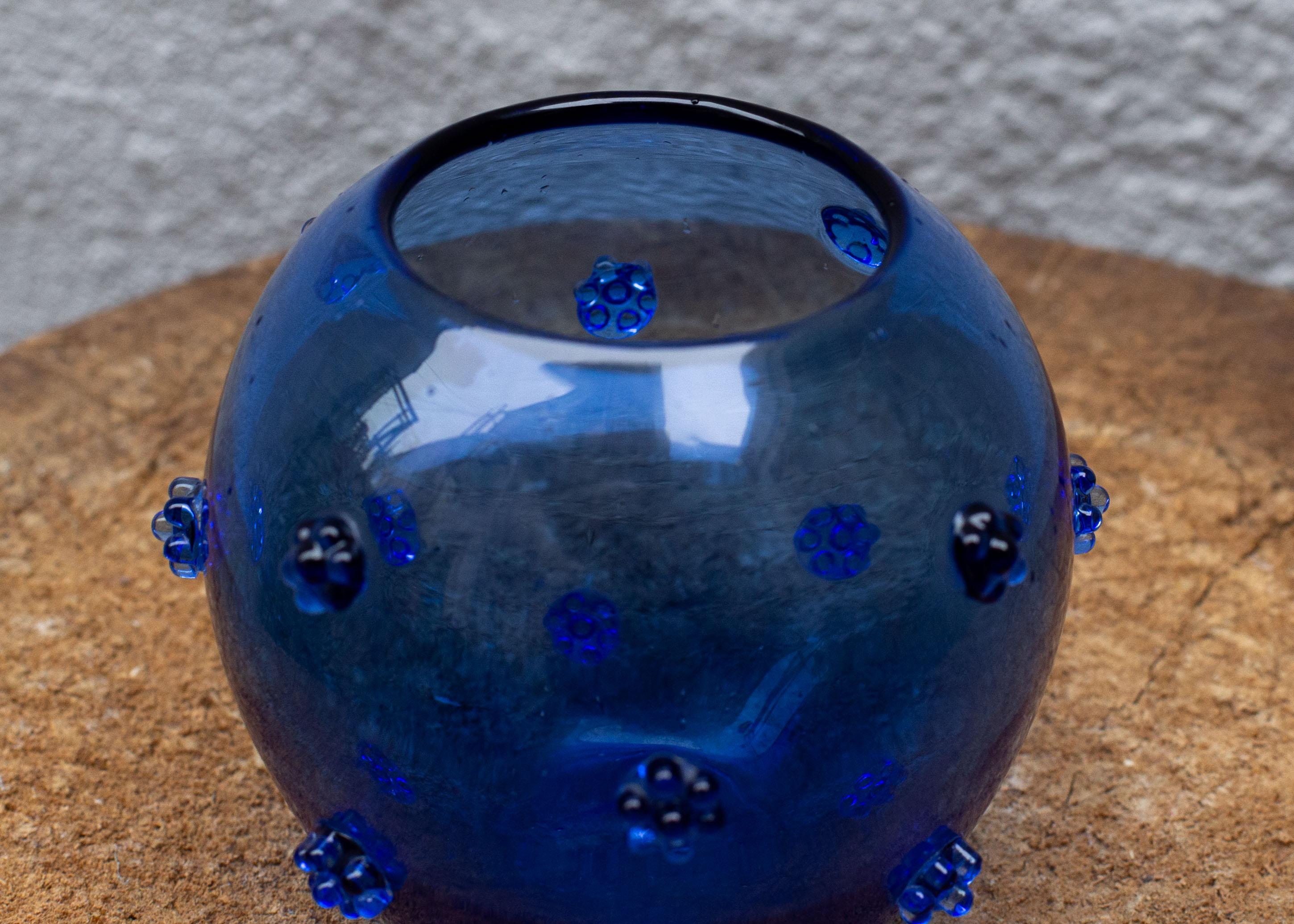 Metà XX secolo Vaso in vetro 