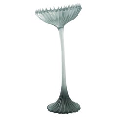 Cloudbusting Large Modern Abstract Sculpture in Blue Cast Resin by Karen Atta