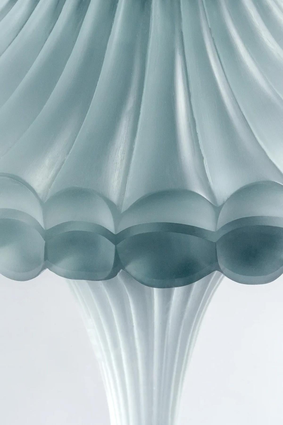 Cloudbusting Modern, Abstract Scale Model Sculpture in Green Resin by Karen Atta In New Condition For Sale In New York, NY