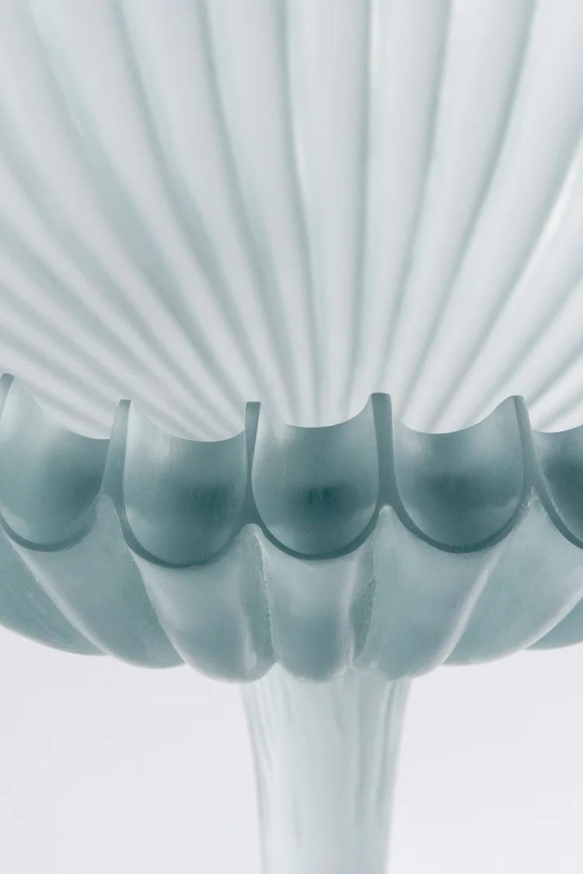 Cloudbusting Modern, Abstract Scale Model Sculpture in Green Resin by Karen Atta For Sale 1