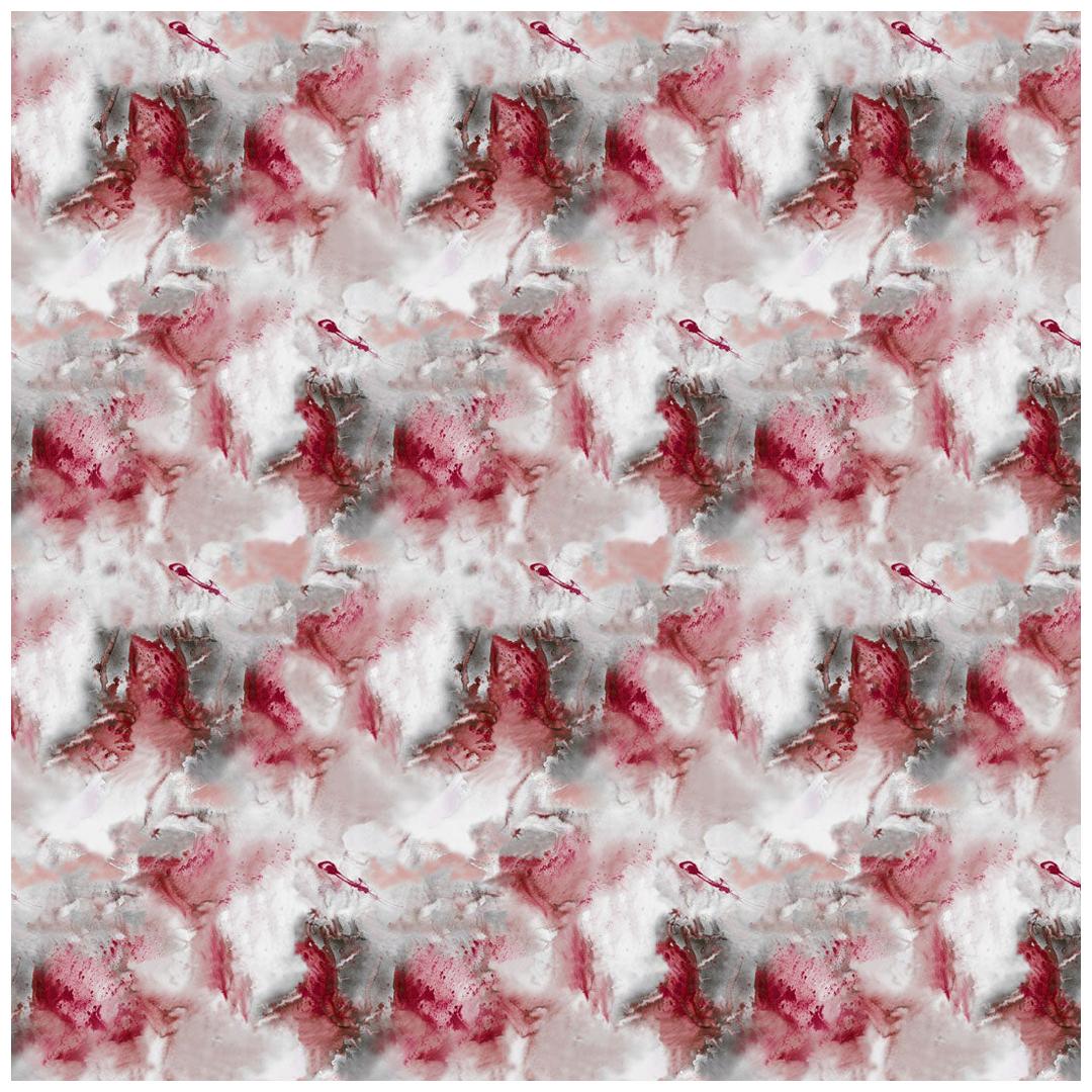 Cloudbusting Wallpaper in Marsala by 17 Patterns For Sale