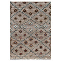 Cloudcroft Neutral/Multi Tufted Wool Hand-Knotted Rug