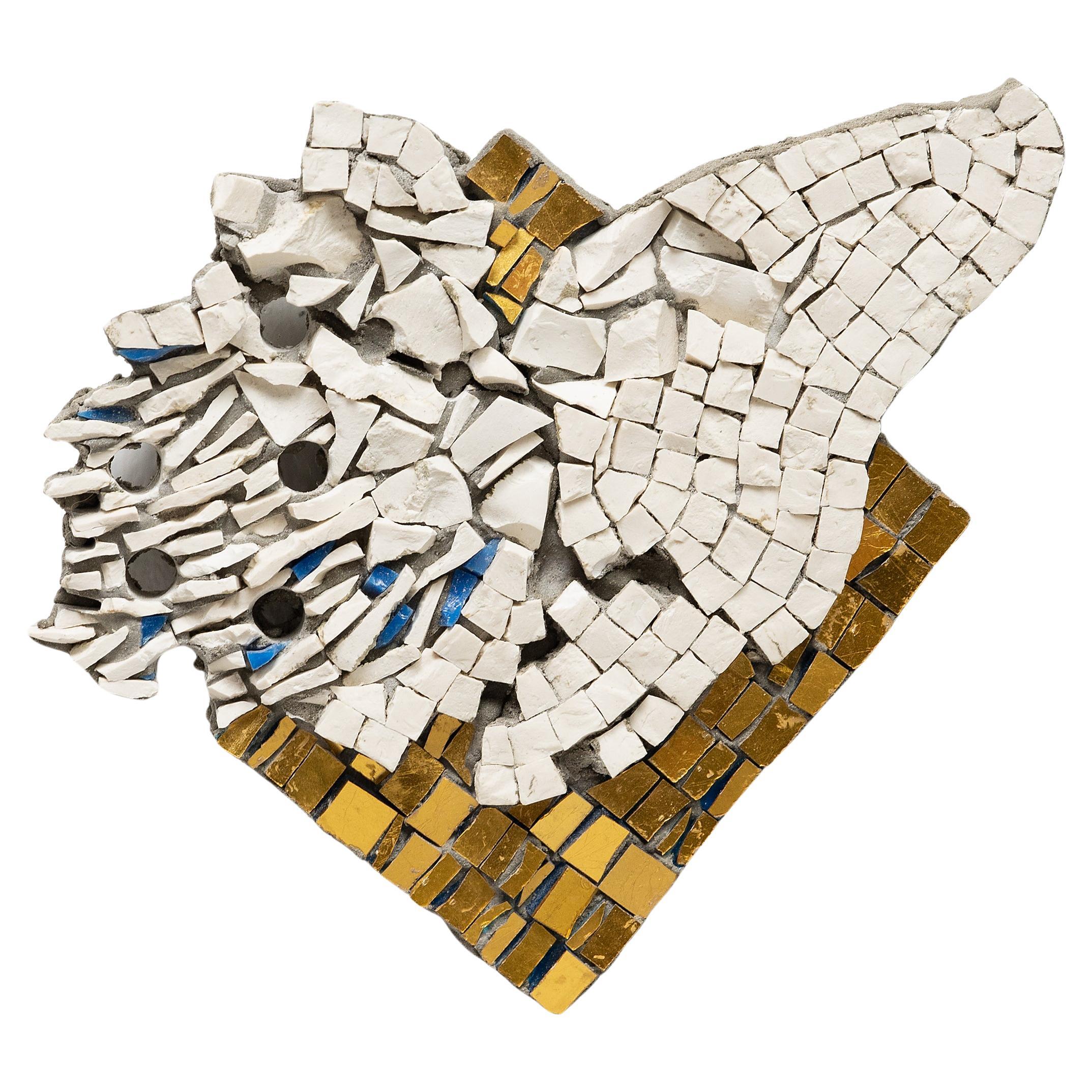 "Matriel, " Mixed Media Mosaic, 2022