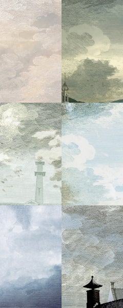 Clouds in Blue Sky Wallpaper: Dutch Sky Storm Grey