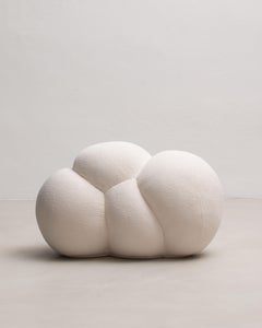 Pouf CLOUDS, seduta di design contemporaneo, Made in Italy
