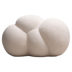 Pouf CLOUDS, seduta di design contemporaneo, Made in Italy