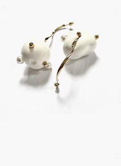 CLOUDS Sculpted Stamp Earrings