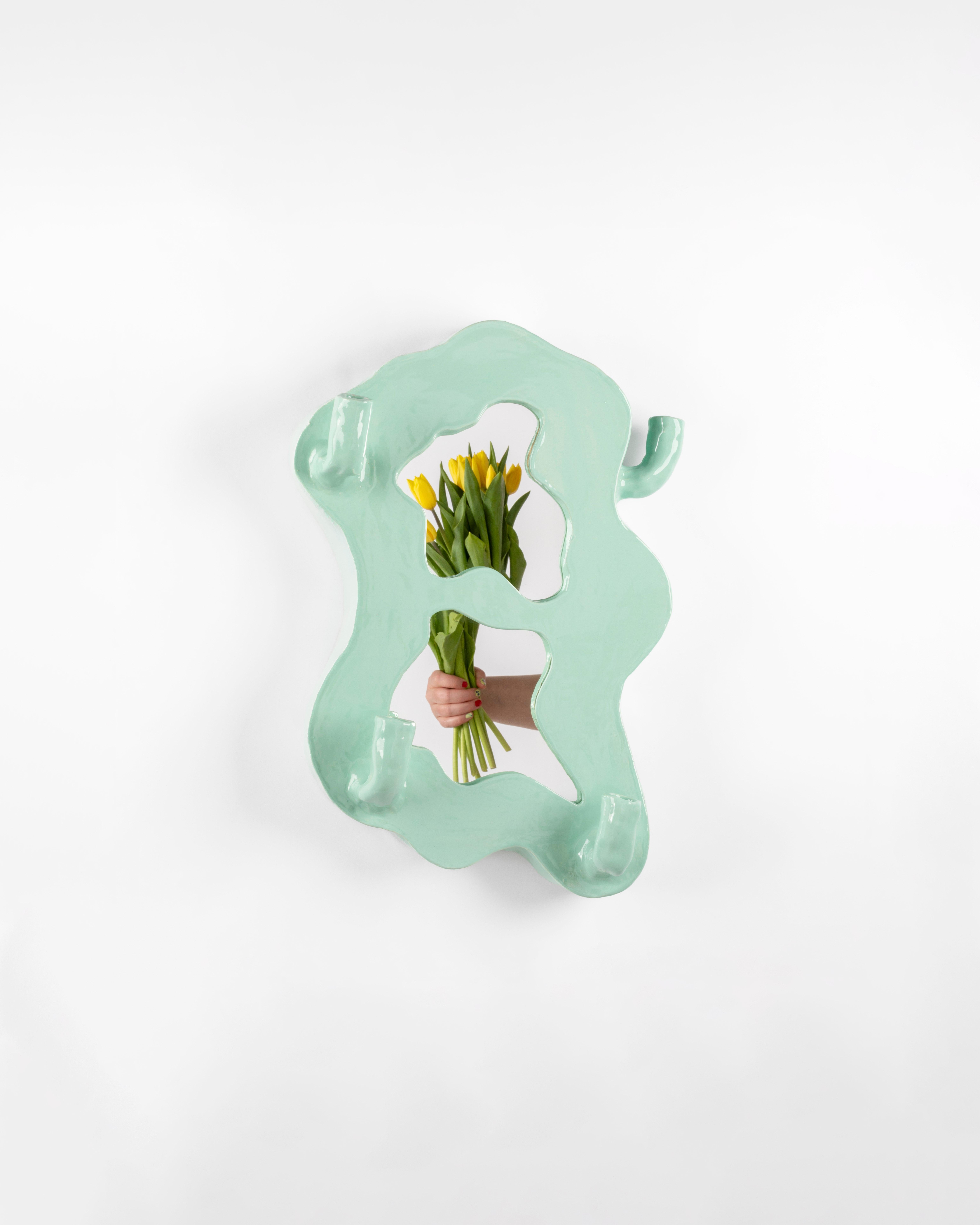Step into a moment of calm and wonder with pieces from the Clouds Series, a collection of handcrafted cloud-like ceramic mirrors and illuminated objects. 

Dreamy and organic in form, each one is shaped by hand, evoking childhood summers spent lying