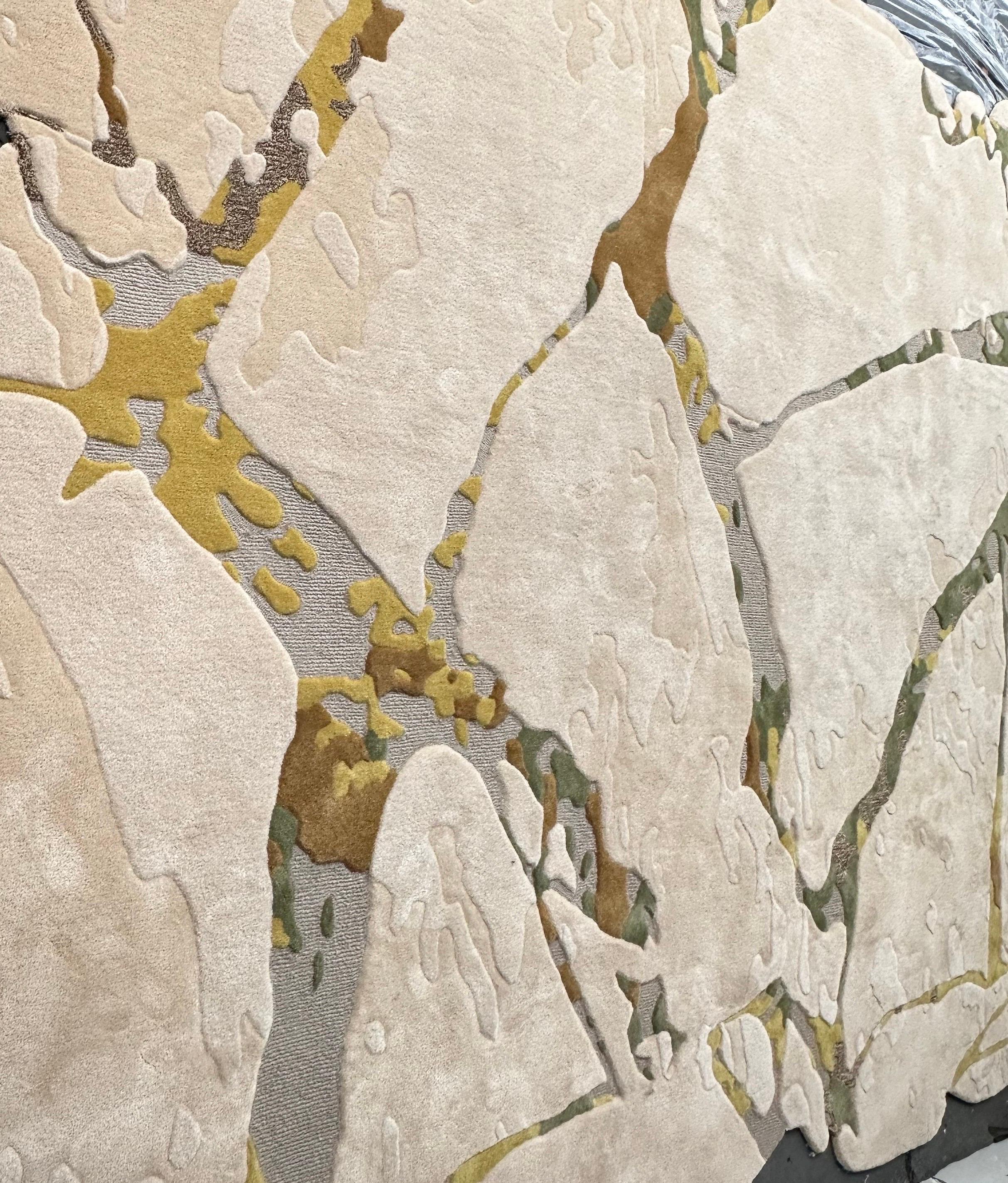 Fatto a mano Tappeto Cloudy Cracks di RAG home in vendita