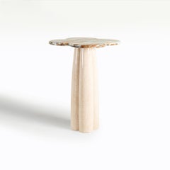 Clover Blue Jeans Solid Marble Bar Table