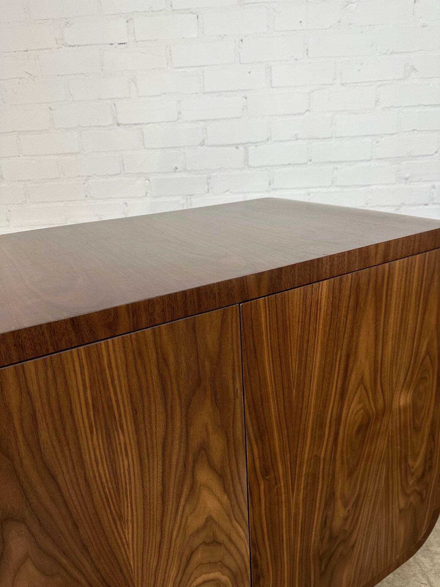 Clover Credenza in Natural Walnut For Sale 10