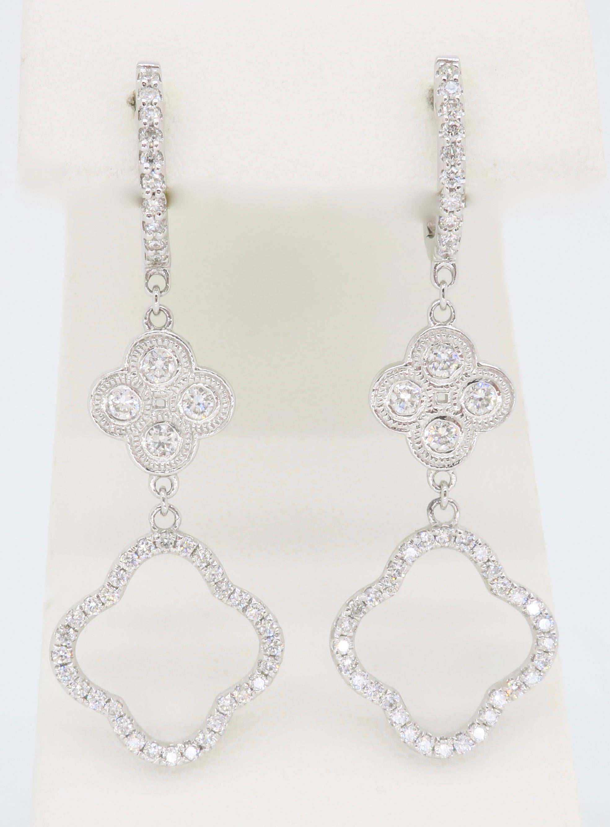 diamond chandelier earrings