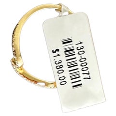 Clover Diamond ring 14KT gold lucky diamond ring irish clovers