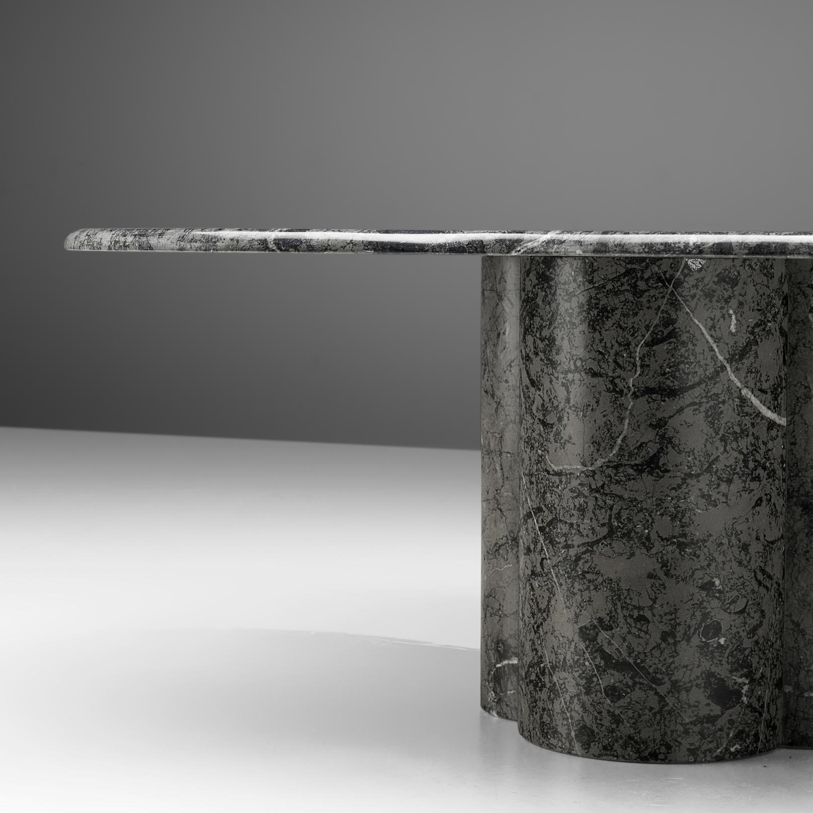 grey marble side tables