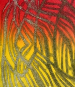 Abstract Monoprint by Clover Vail