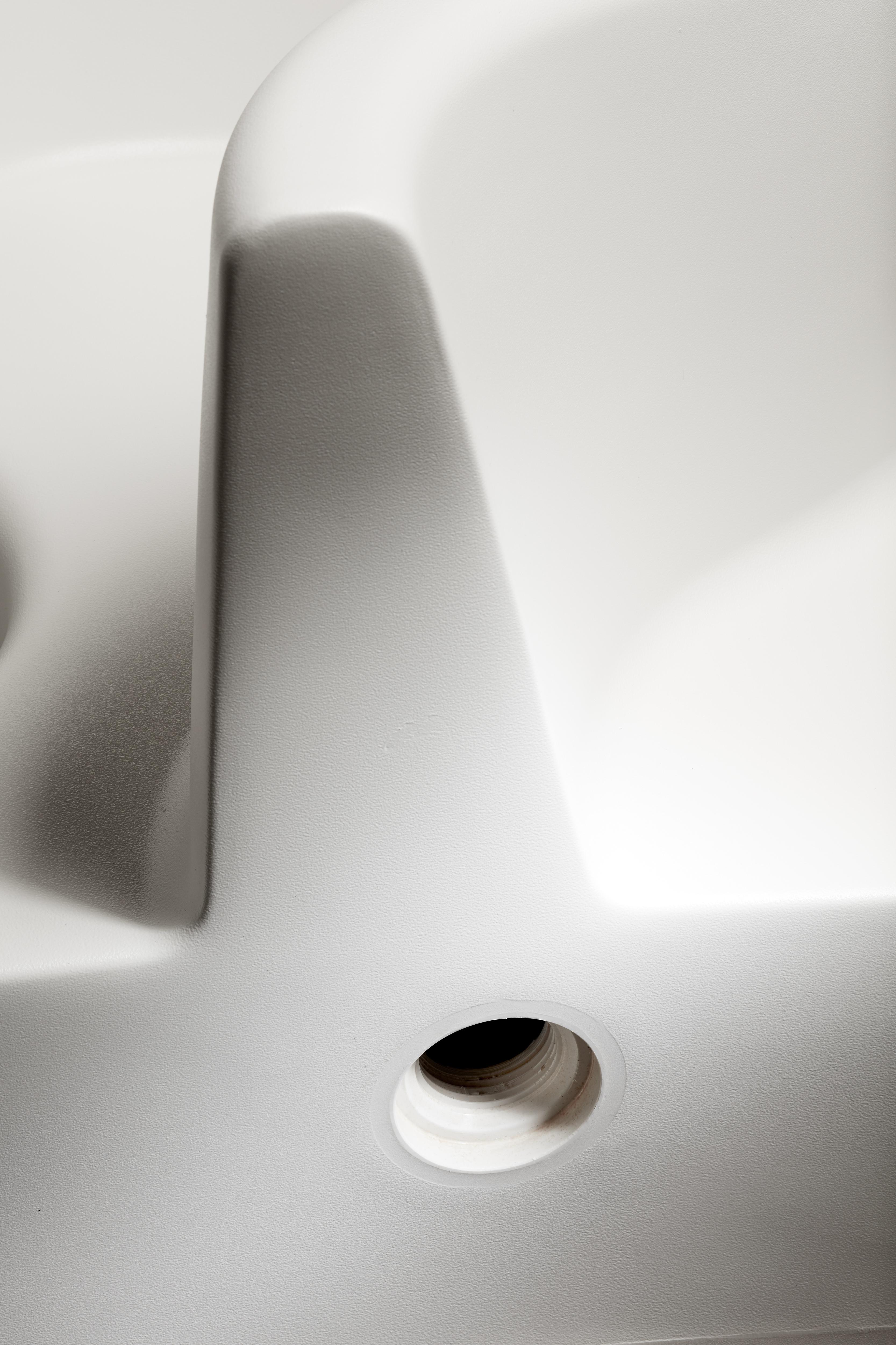 Moderne Canapé Cloverleaf d'intérieur et d'extérieur, unité droite en blanc de Verner Panton en vente