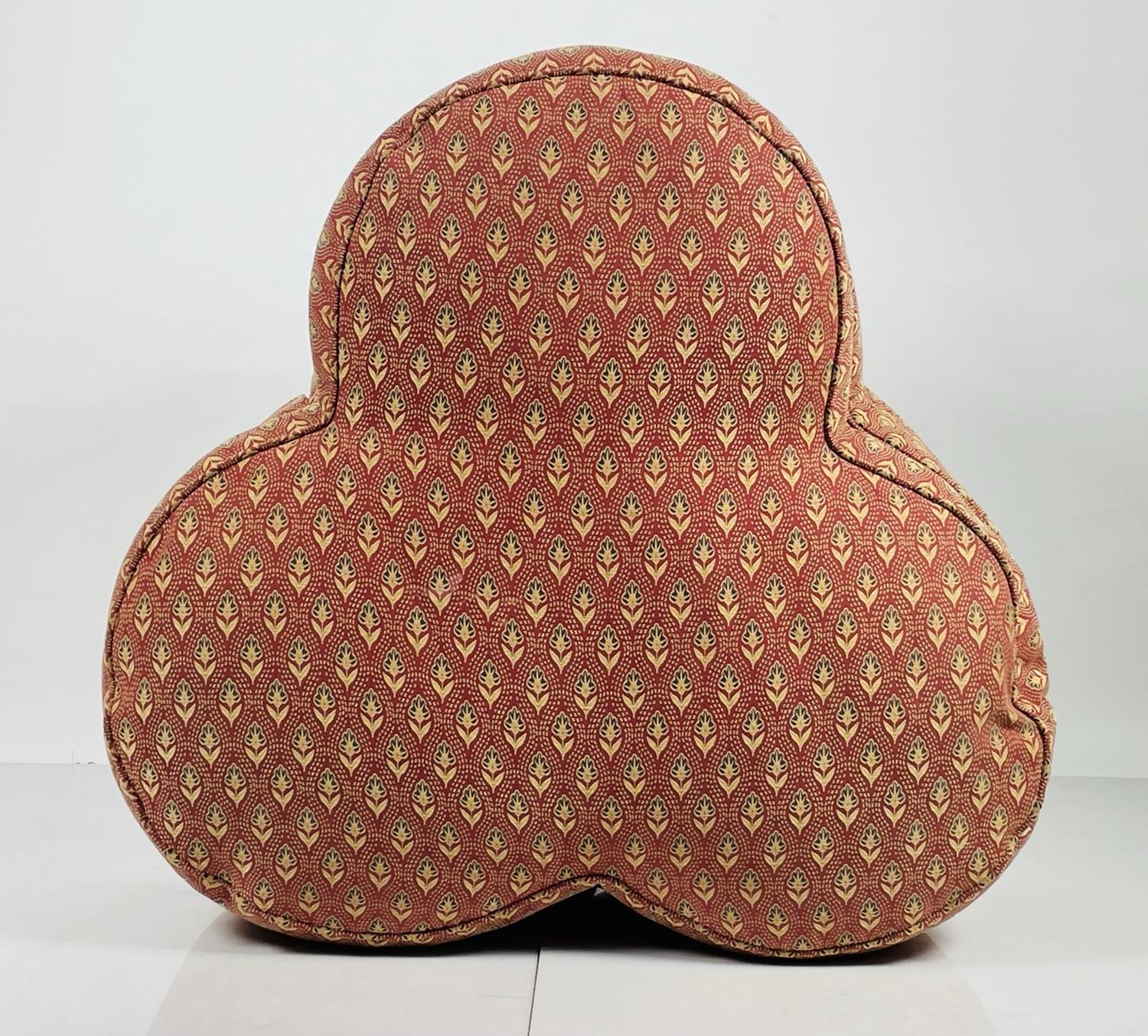 Textile Cloverleaf Pouffe by George Smith