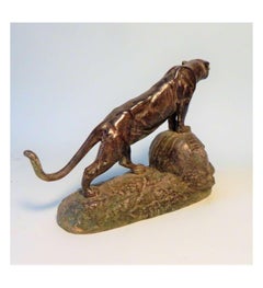 Lioness standing on a sphinx - Clovis-Edmond Masson (1838-1913)