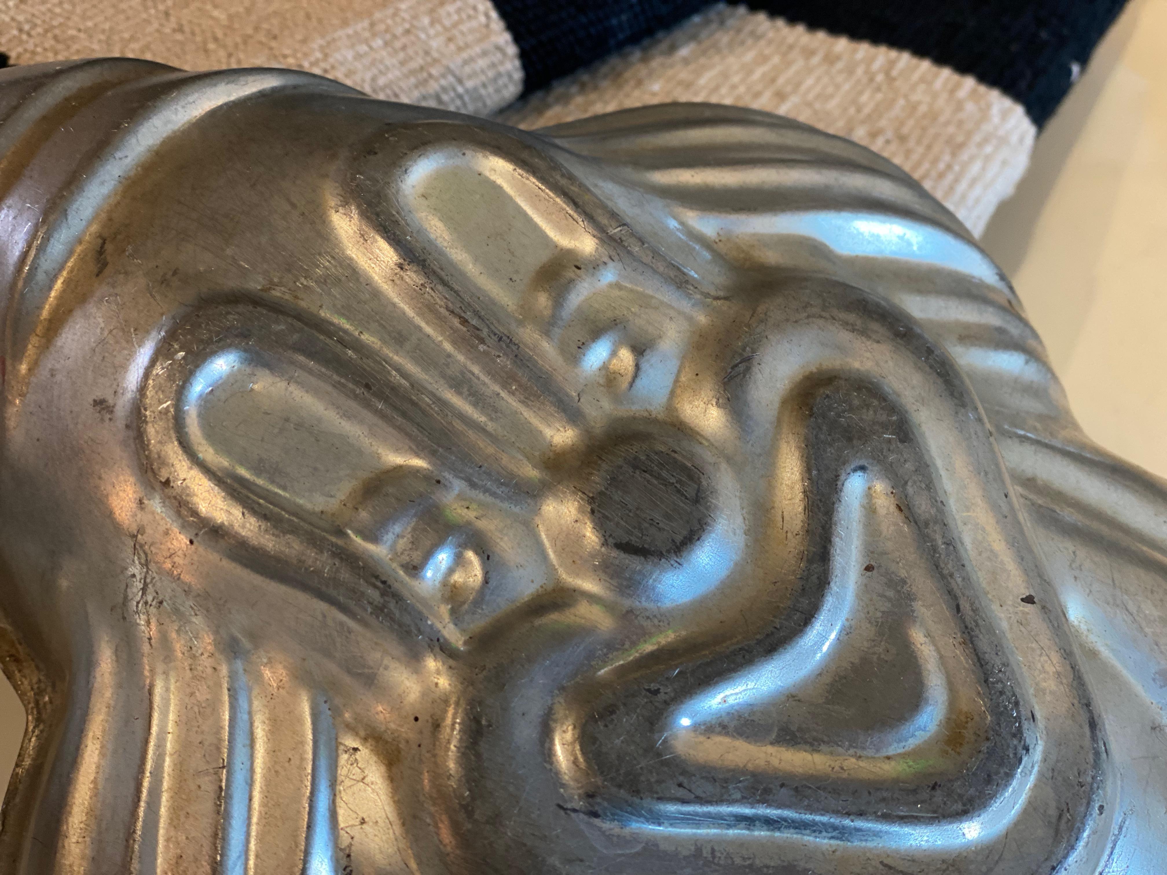 Mid-Century Modern Clown Face Baking Pan, Chocolate Mold, 20th Century For Sale