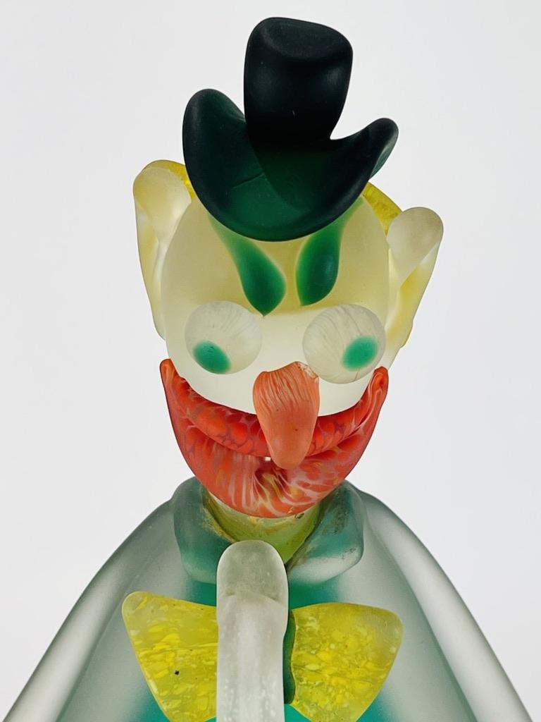 Autre Clown en verre de Murano attribué à Seguso Vetri dArte vers 1950. en vente