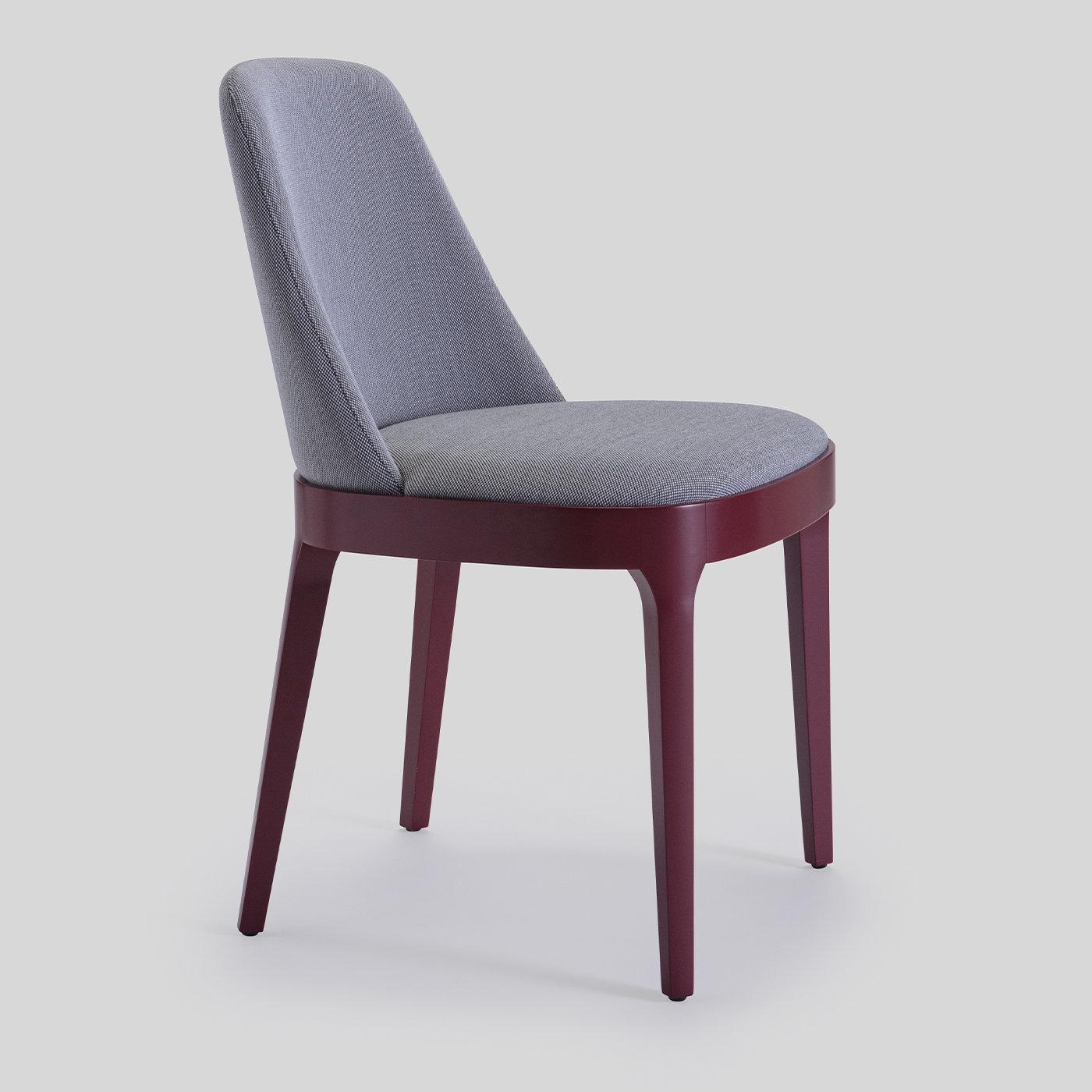 Contemporary Club 24 Gray Chair For Sale