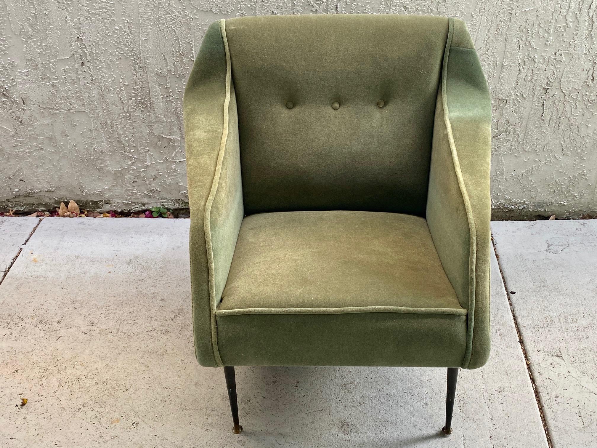 Mid-20th Century Club Chair by Carlo DI Carli