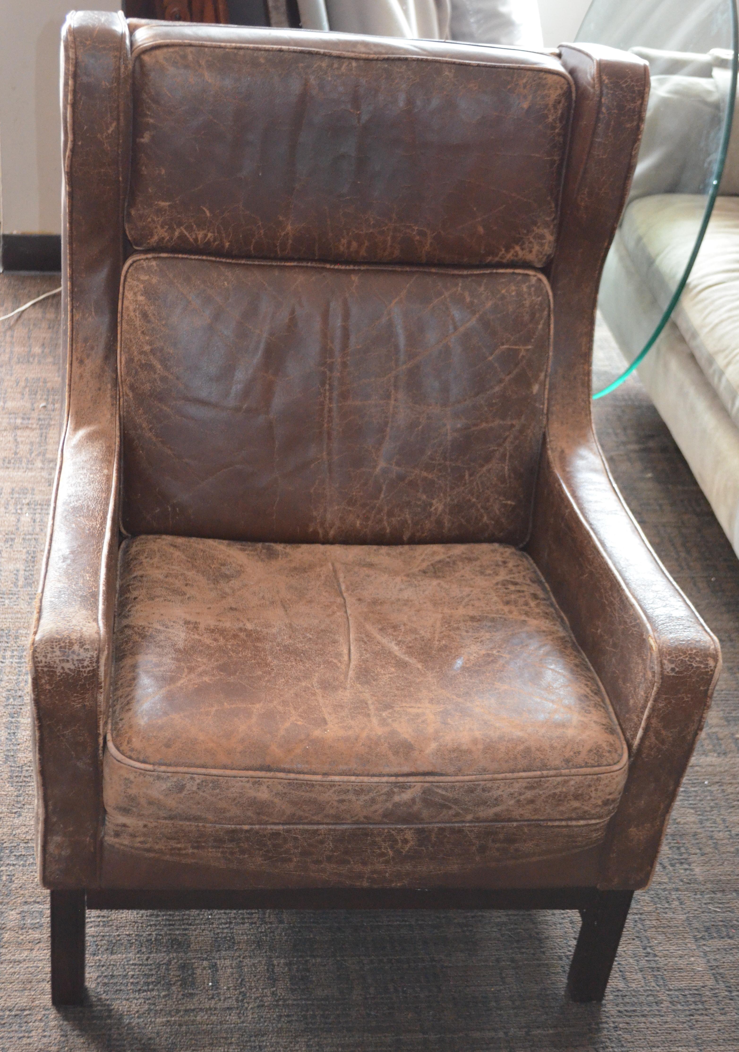 worn chair