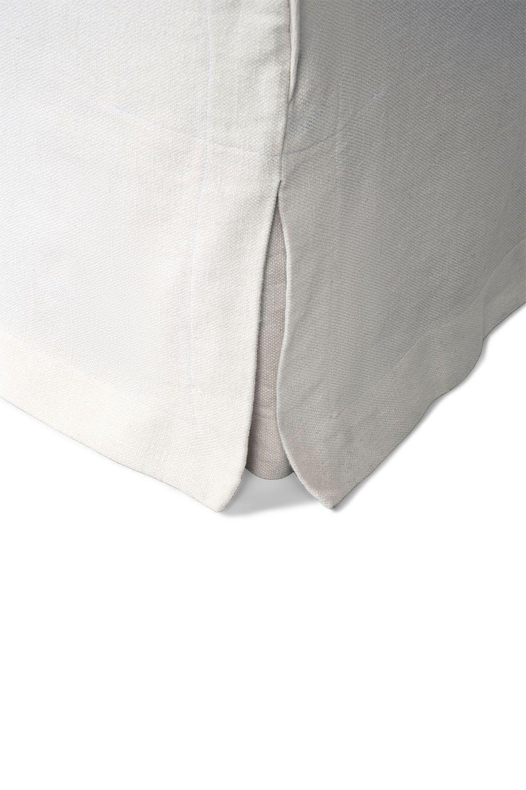 Club Chair Slipcovered in White Linen 1