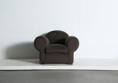 Club Chair, Upholstered in Pure Alpaca