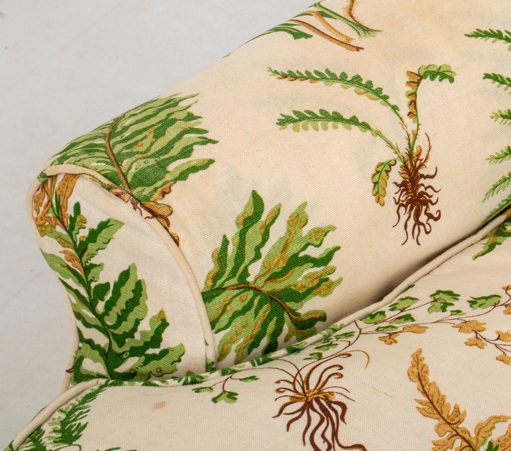 Club Chairs, Elsie de Wolfe Botanical Slipcovers In Good Condition In New York, NY