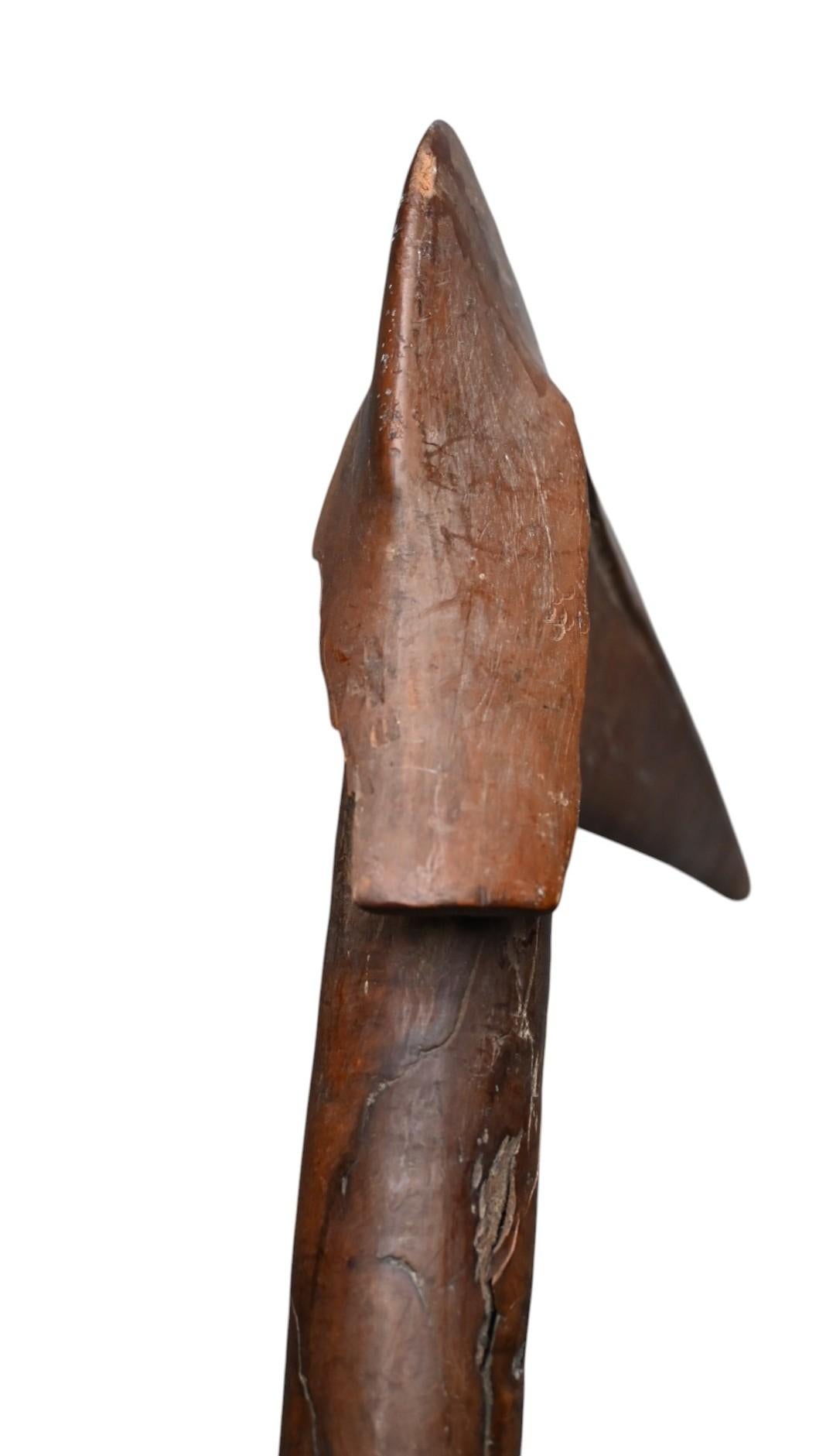 New Caledonian Club, Kanak Bird Beak (kana), 19th Century, New Caledonia For Sale