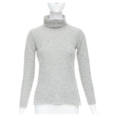 Club CLUB MONACO 100% Kaschmirgrauer Rollkragenpullover in Grau XS
