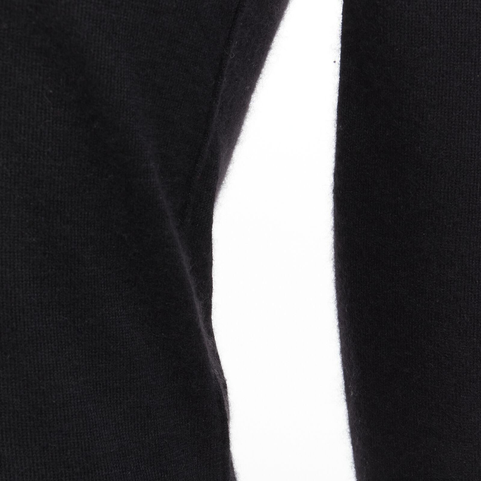 CLUB MONACO 100% Italian cashmere black turtleneck long sleeves sweater S For Sale 3