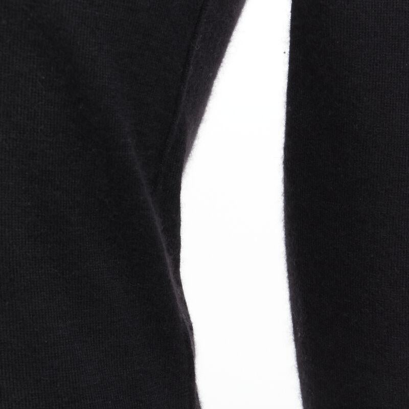 CLUB MONACO 100% cachemire italien pull noir à col roulé et manches longues S en vente 2