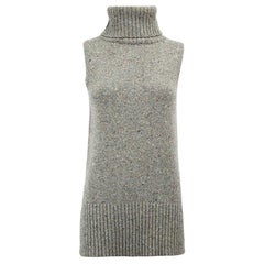 Club Monaco Grey Turtleneck Knitted Vest Size S