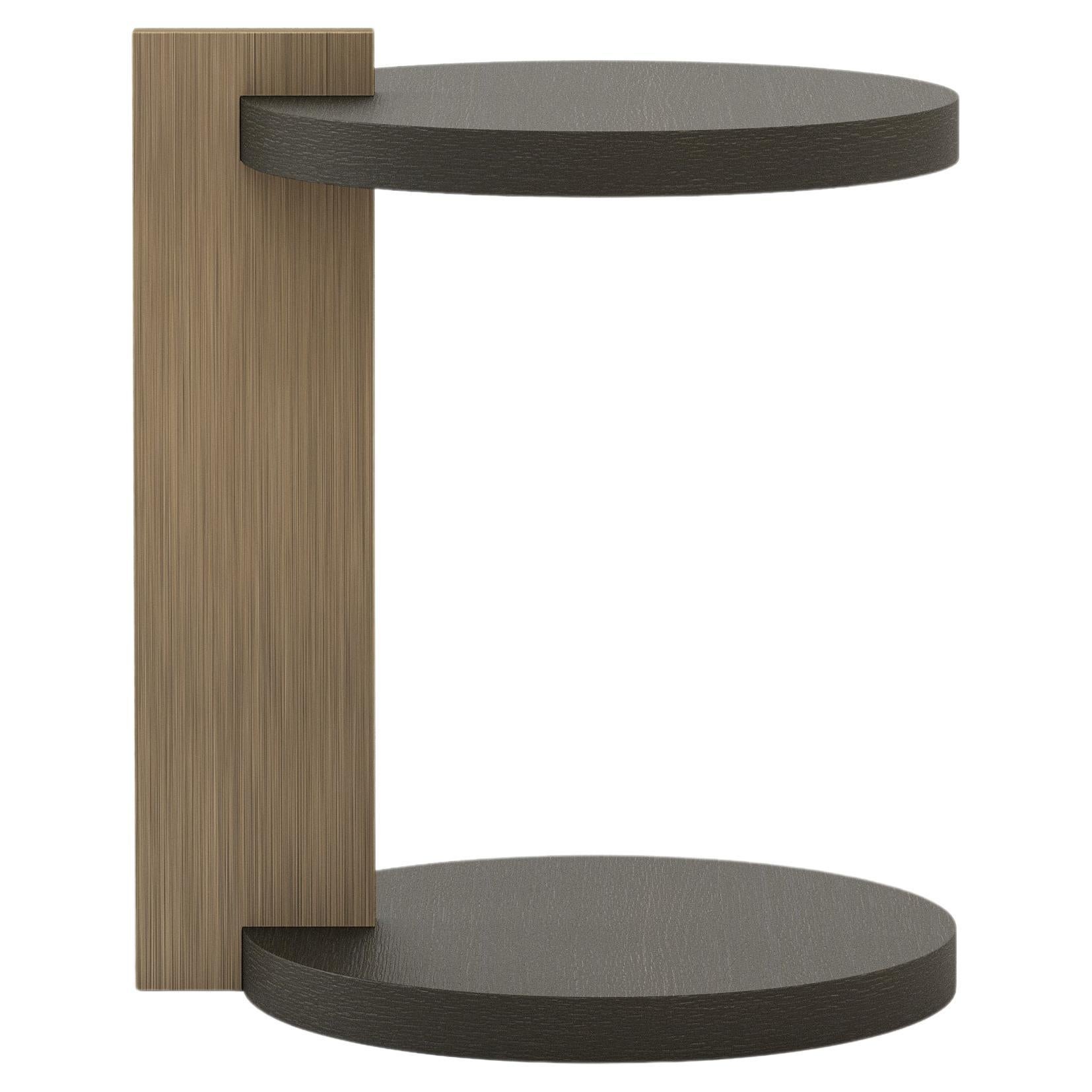 Modern Club Side Table made with Oak, Handmade by Stylish Club For Sale