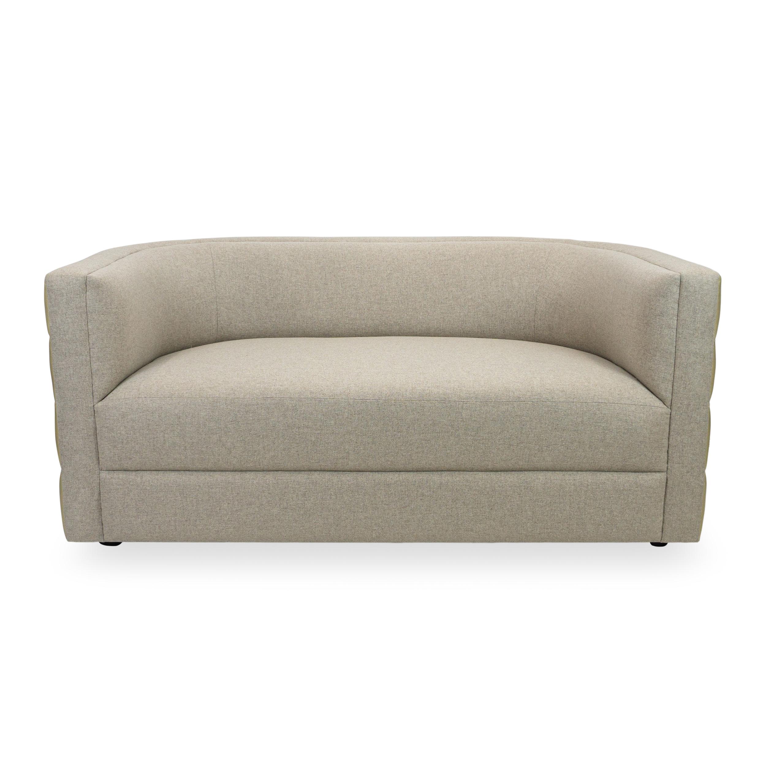 Club Sofa with Channel Tufting, Customizable For Sale 5