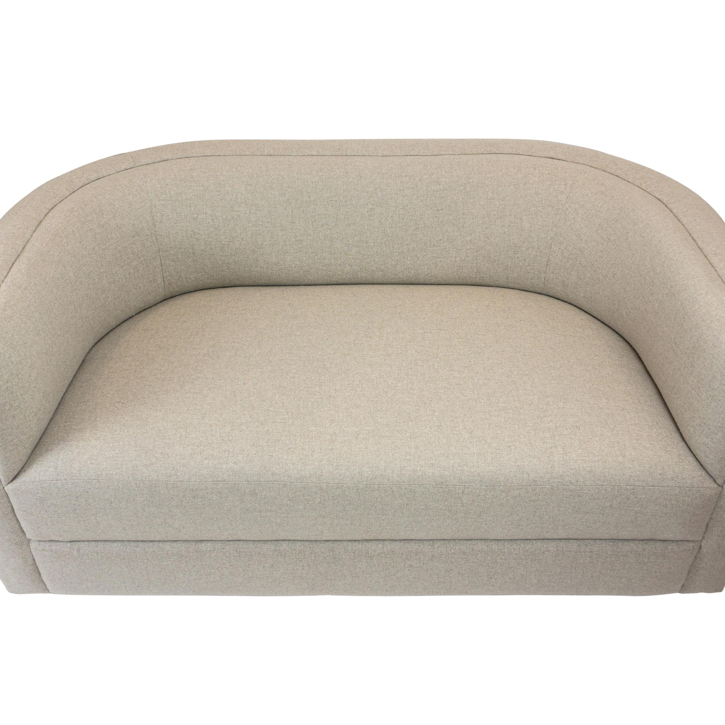 Club Sofa with Channel Tufting, Customizable For Sale 11