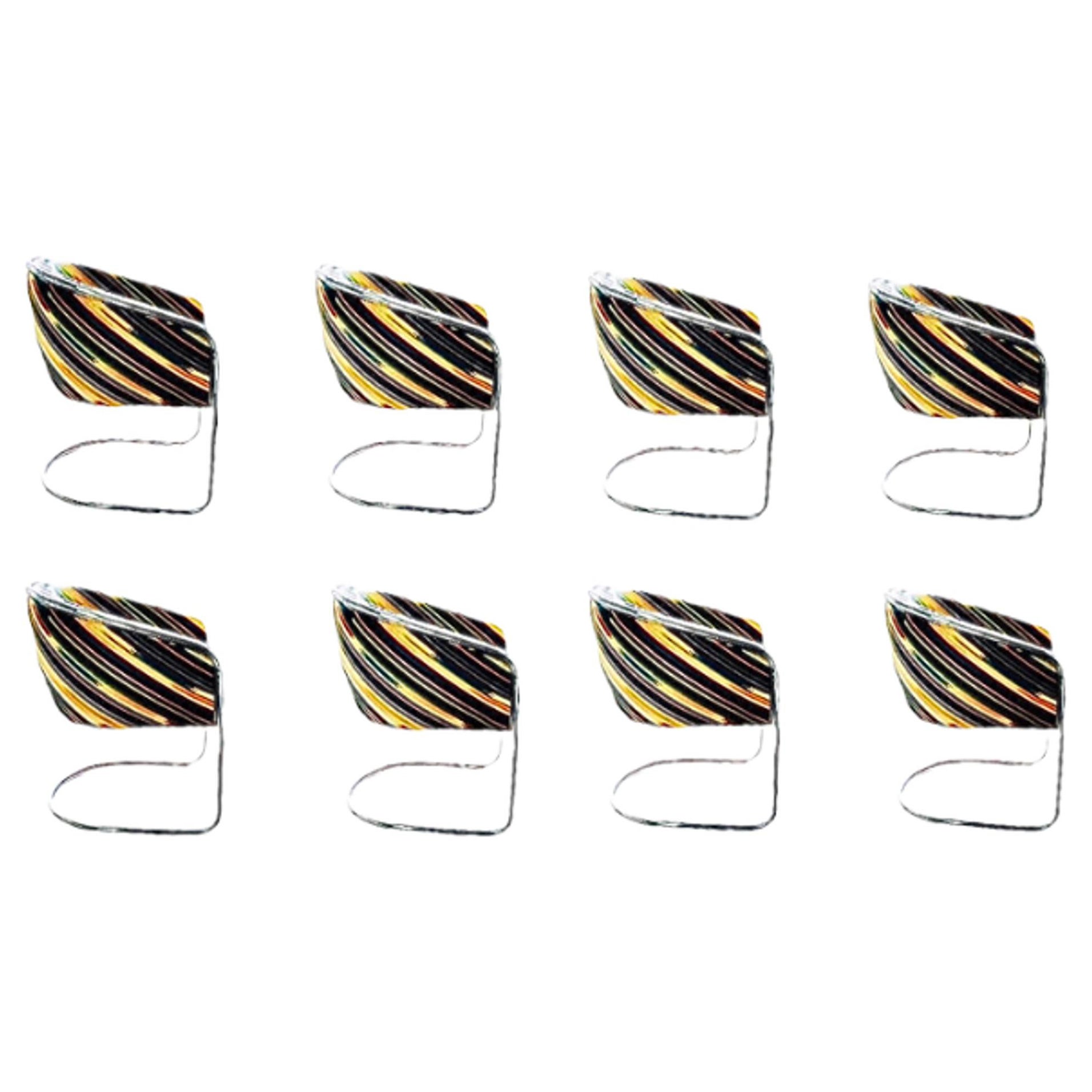 "Club Tub" Dining Chairs Designed by Joan Burgasser 
Anton Lorenz, Set of 8